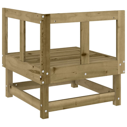 vidaXL Garten-Ecksofas 2 Stk. Kiefernholz Imprägniert