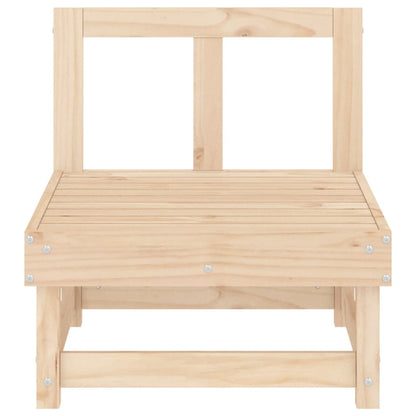 vidaXL Canapés centraux de jardin 2 pcs Bois de pin massif