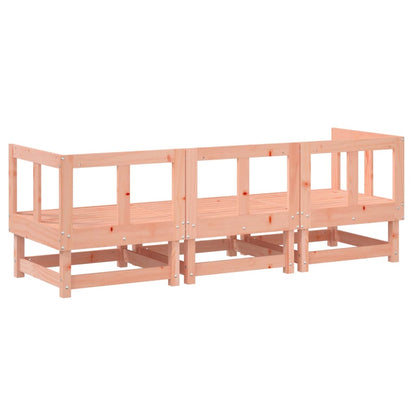 vidaXL 3-tlg. Garten-Lounge-Set Massivholz Douglasie