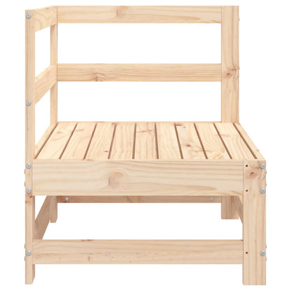 vidaXL Canapé d'angle de jardin en bois de pin massif