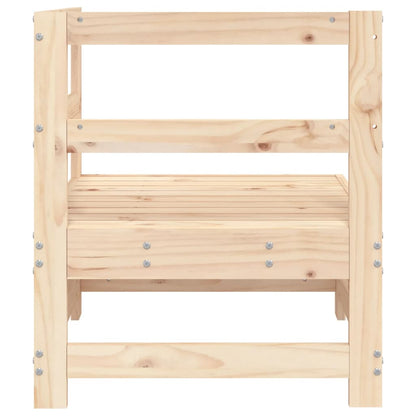 vidaXL Canapé d'angle de jardin en bois de pin massif