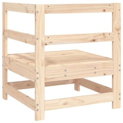 vidaXL Canapé d'angle de jardin en bois de pin massif