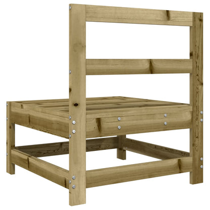 vidaXL Garten-Mittelsofa Kiefernholz Imprägniert