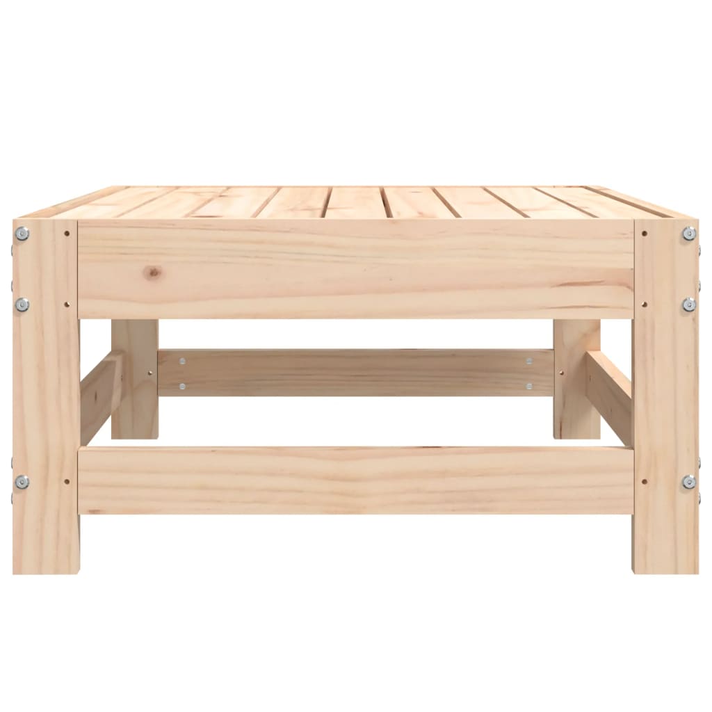 vidaXL Tabouret de jardin en pin massif
