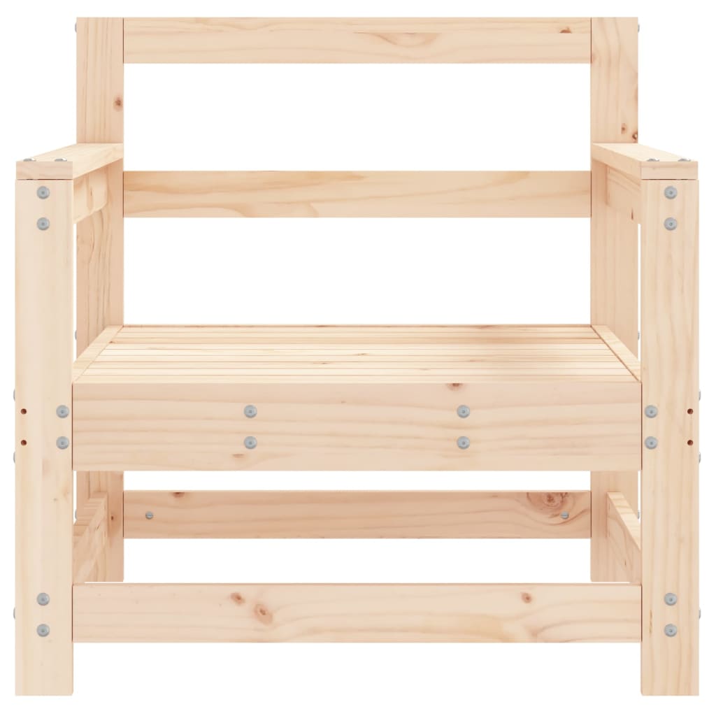 vidaXL Gartenstühle 2 Stk. Massivholz Kiefer