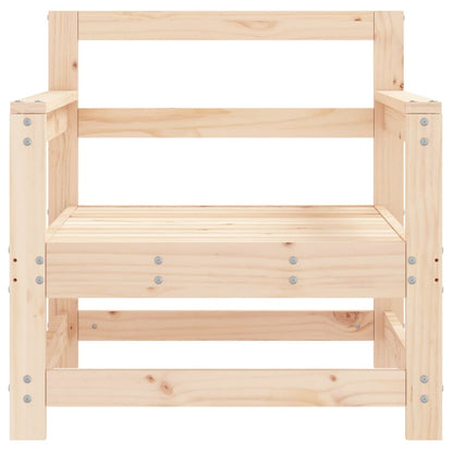 vidaXL Gartenstühle 2 Stk. Massivholz Kiefer