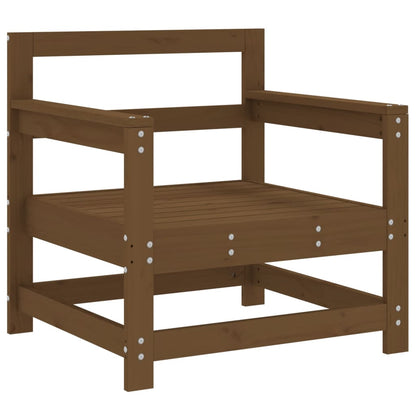vidaXL Chaises de jardin 2 pcs Bois de pin massif marron miel