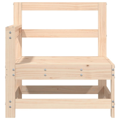 vidaXL Canapés d'angle de jardin 2 pcs Bois de pin massif