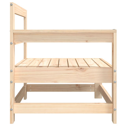 vidaXL Canapés d'angle de jardin 2 pcs Bois de pin massif
