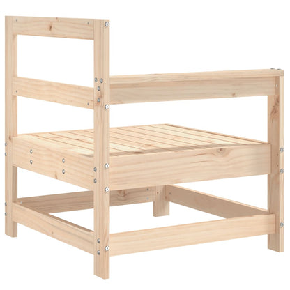 vidaXL Canapés d'angle de jardin 2 pcs Bois de pin massif