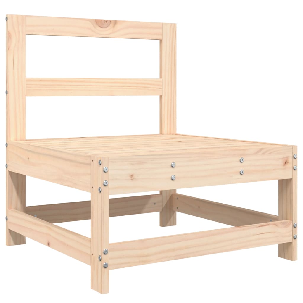vidaXL Salon de jardin 3 pcs en bois de pin massif