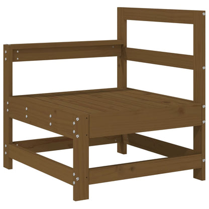 vidaXL Salon de jardin 3 pcs Marron miel Bois de pin massif