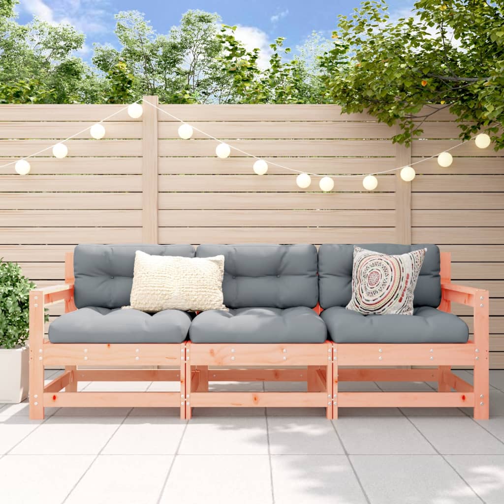 vidaXL Ensemble de mobilier de jardin 3 pcs Bois de Douglas massif