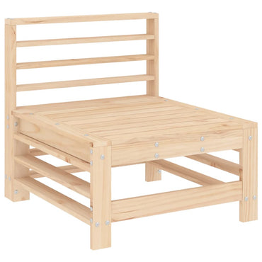 vidaXL Garten-Mittelsofa Massivholz Kiefer