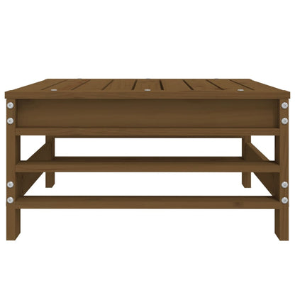 vidaXL Tabouret de jardin Marron miel Bois de pin massif