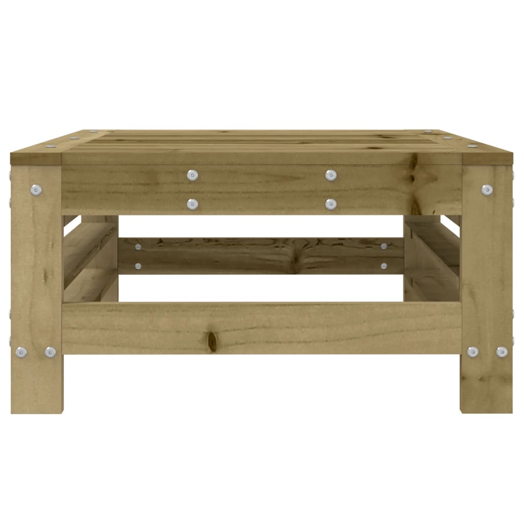 vidaXL Tabouret de jardin en pin imprégné