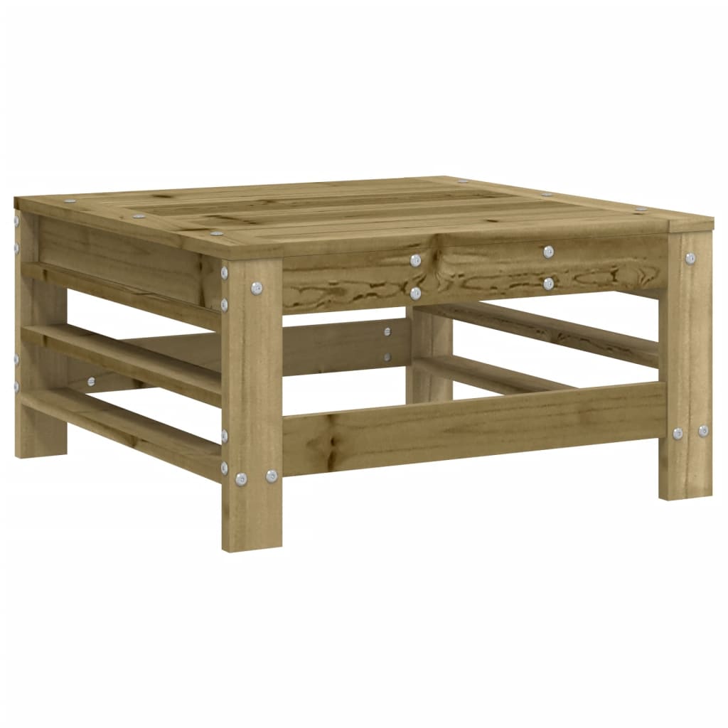 vidaXL Tabouret de jardin en pin imprégné