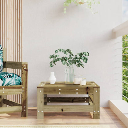 vidaXL Tabouret de jardin en pin imprégné