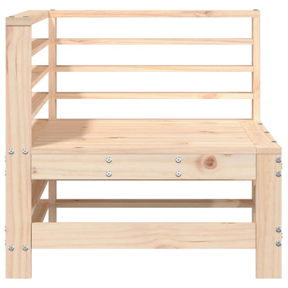 vidaXL Canapés d'angle de jardin 2 pcs Bois de pin massif
