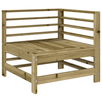 vidaXL Garten-Ecksofas 2 Stk. Kiefernholz Imprägniert