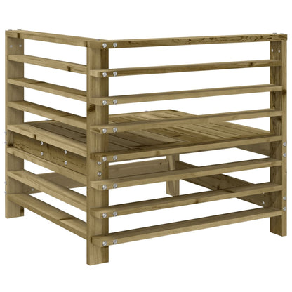 vidaXL Garten-Ecksofas 2 Stk. Kiefernholz Imprägniert