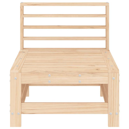 vidaXL Canapés centraux de jardin 2 pcs Bois de pin massif