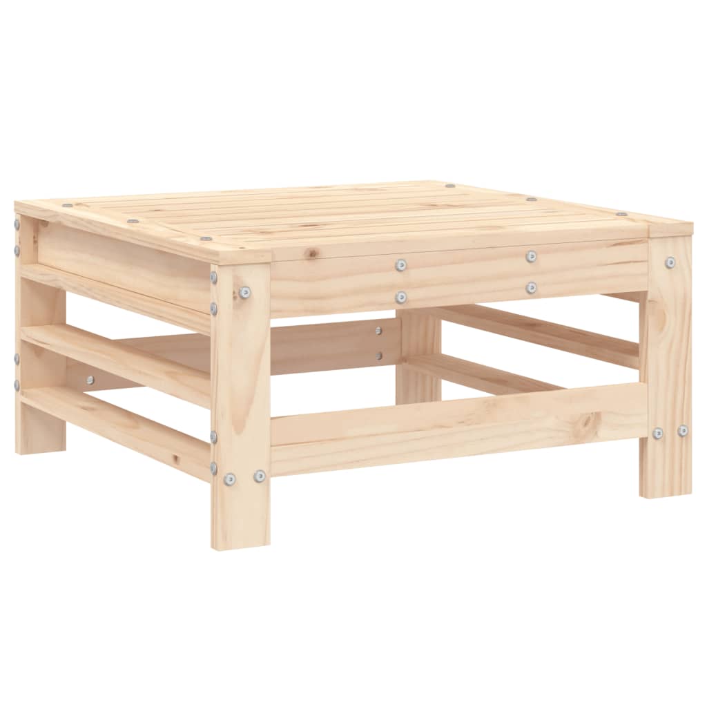 vidaXL Salon de jardin 3 pcs en bois de pin massif