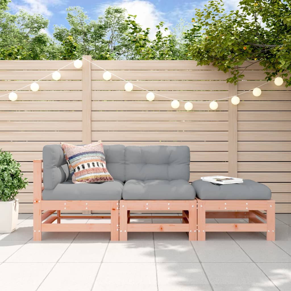 vidaXL Ensemble de mobilier de jardin 3 pcs Bois de Douglas massif