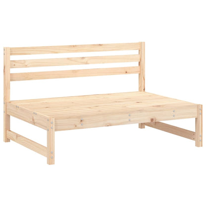 vidaXL Canapé central de jardin 120x80 cm en pin massif