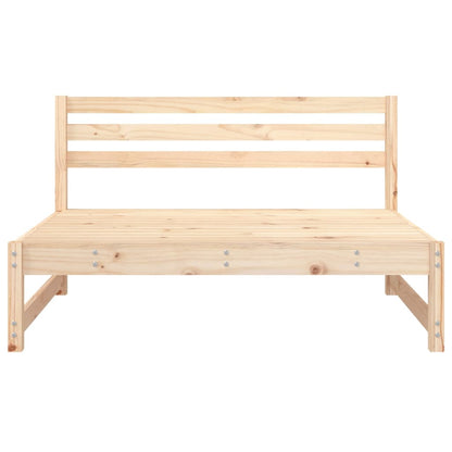vidaXL Canapé central de jardin 120x80 cm en pin massif