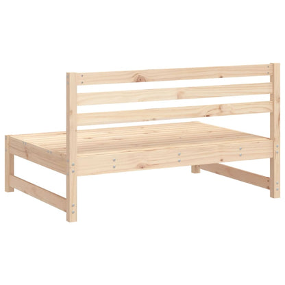 vidaXL Canapé central de jardin 120x80 cm en pin massif