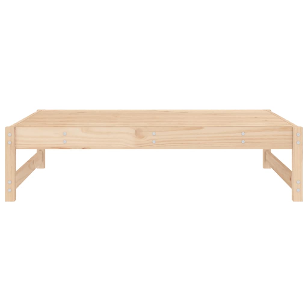vidaXL Tabouret de jardin 120x80 cm Bois de pin massif