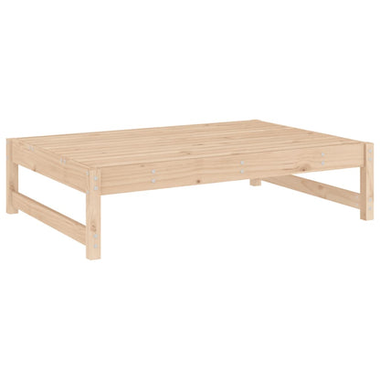 vidaXL Tabouret de jardin 120x80 cm Bois de pin massif