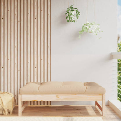 vidaXL Tabouret de jardin 120x80 cm Bois de pin massif
