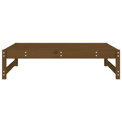 vidaXL Gartenhocker Honigbraun 120x80 cm Massivholz Kiefer