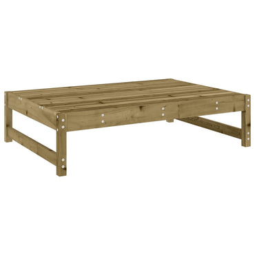 vidaXL Tabouret de jardin 120x80 cm en pin imprégné