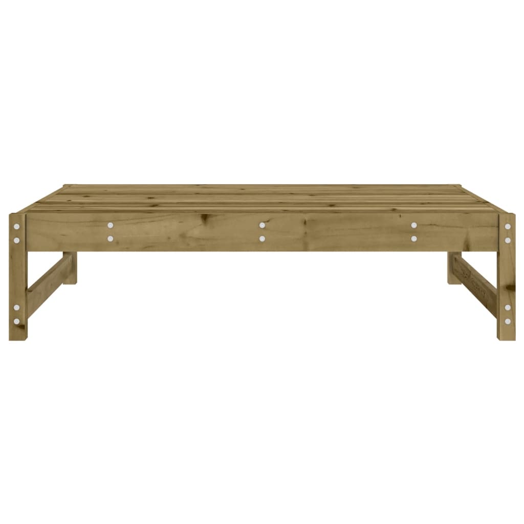vidaXL Tabouret de jardin 120x80 cm en pin imprégné