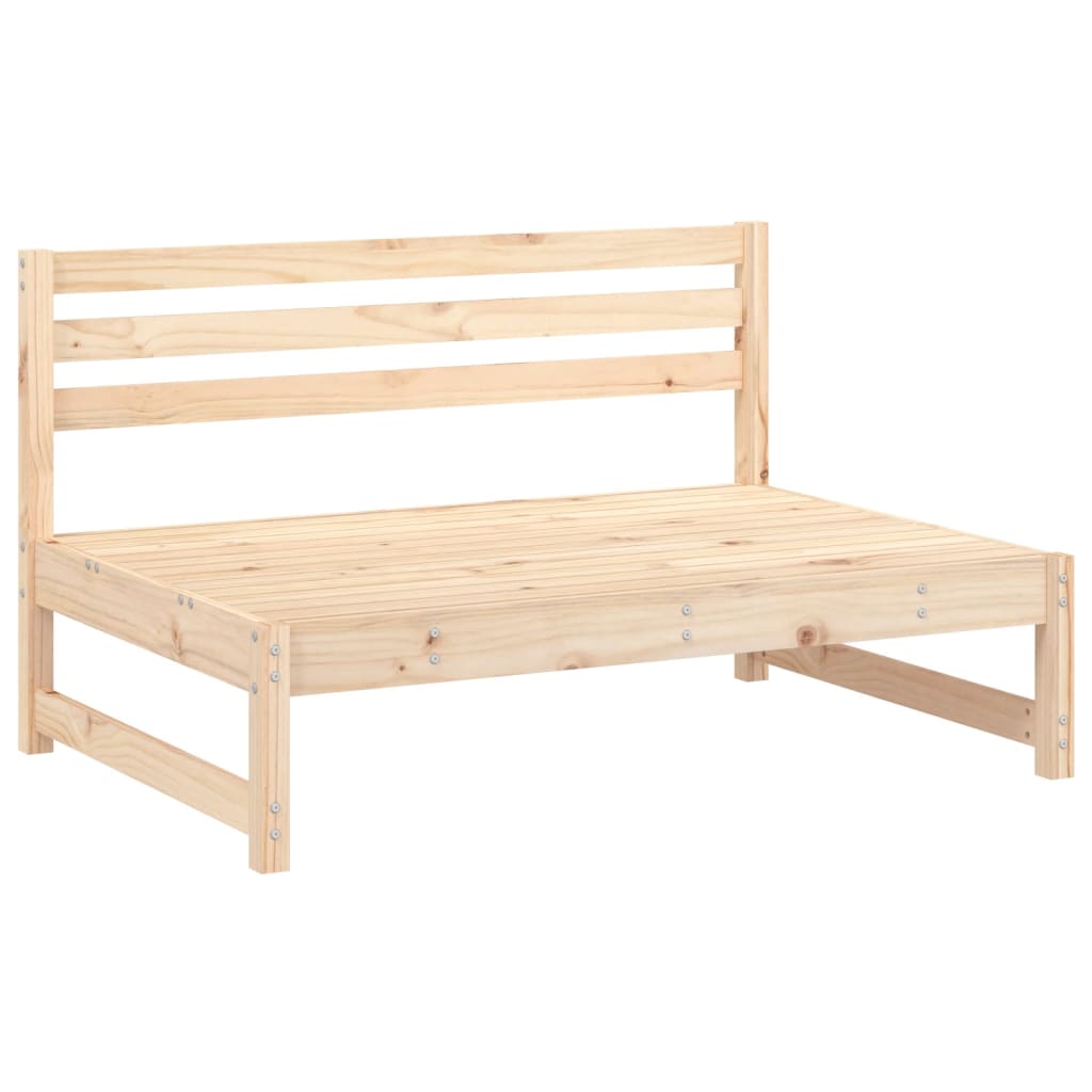 vidaXL Salon de jardin 2 pcs Bois de pin massif