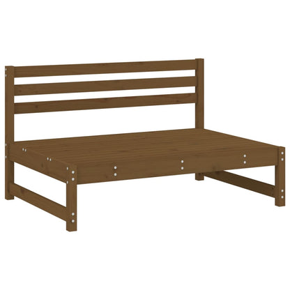 vidaXL Salon de jardin 2 pcs marron miel, bois de pin massif