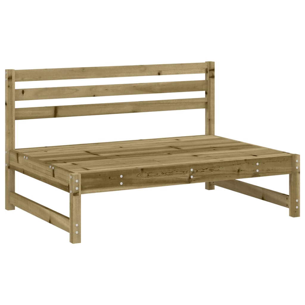 vidaXL Salon de jardin 2 pcs en pin imprégné