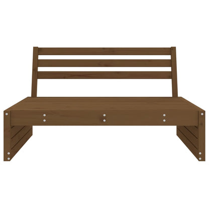 vidaXL Garten-Mittelsofa Honigbraun 120x80 cm Massivholz Kiefer