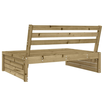 vidaXL Garten-Mittelsofa 120x80 cm Kiefernholz Imprägniert