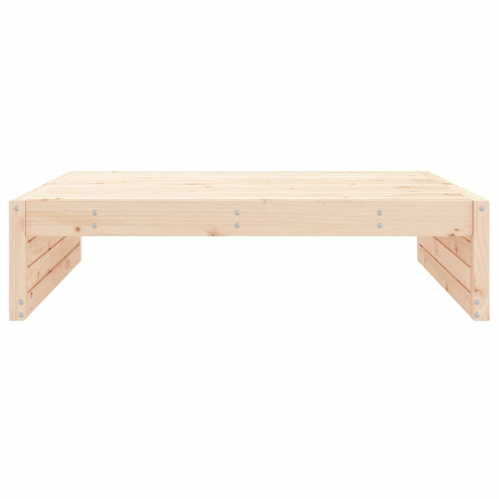 vidaXL Gartenhocker 120x80 cm Massivholz Kiefer
