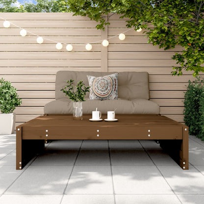 vidaXL Tabouret de jardin Marron miel 120x80 cm Bois de pin massif