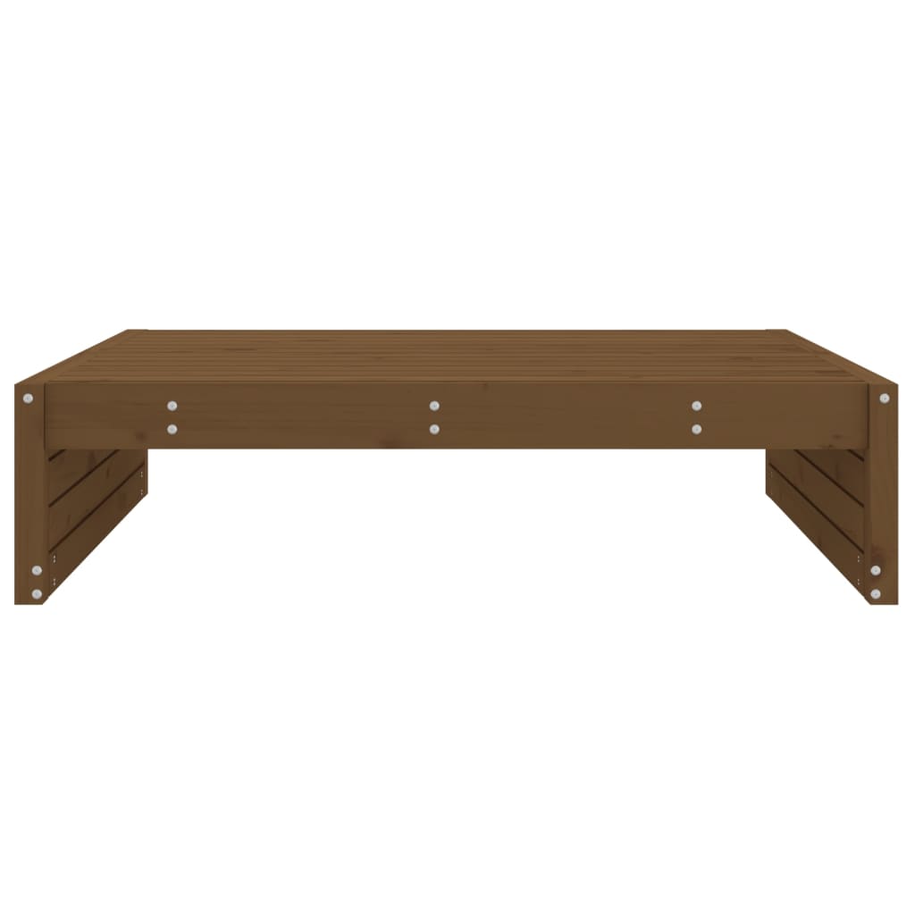 vidaXL Tabouret de jardin Marron miel 120x80 cm Bois de pin massif