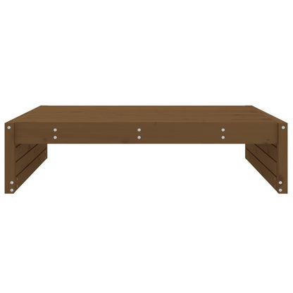 vidaXL Tabouret de jardin Marron miel 120x80 cm Bois de pin massif