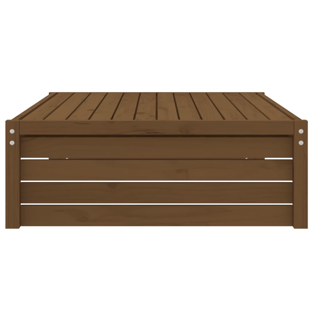 vidaXL Tabouret de jardin Marron miel 120x80 cm Bois de pin massif