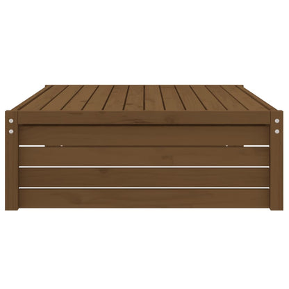 vidaXL Tabouret de jardin Marron miel 120x80 cm Bois de pin massif