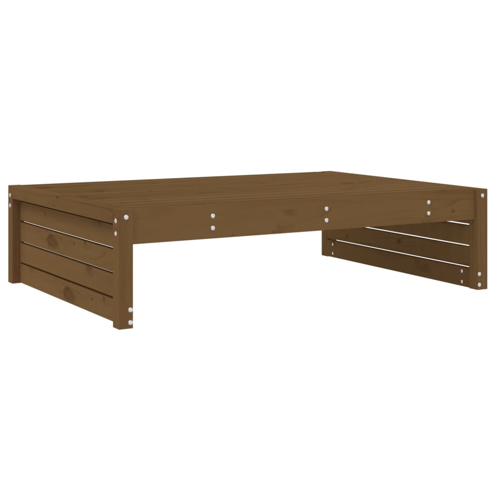 vidaXL Tabouret de jardin Marron miel 120x80 cm Bois de pin massif