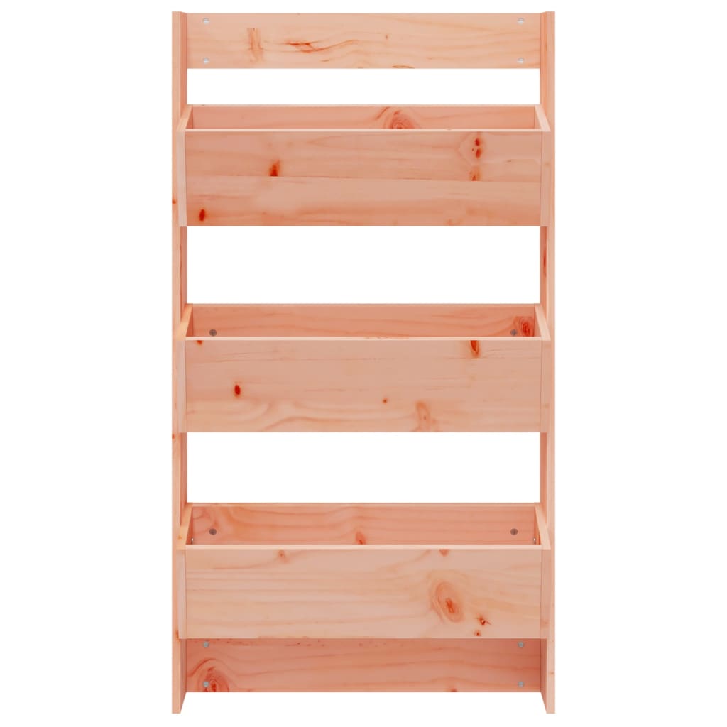 vidaXL Wand-Pflanzkübel 3 Fächer 60x18,5x110 cm Massivholz Douglasie